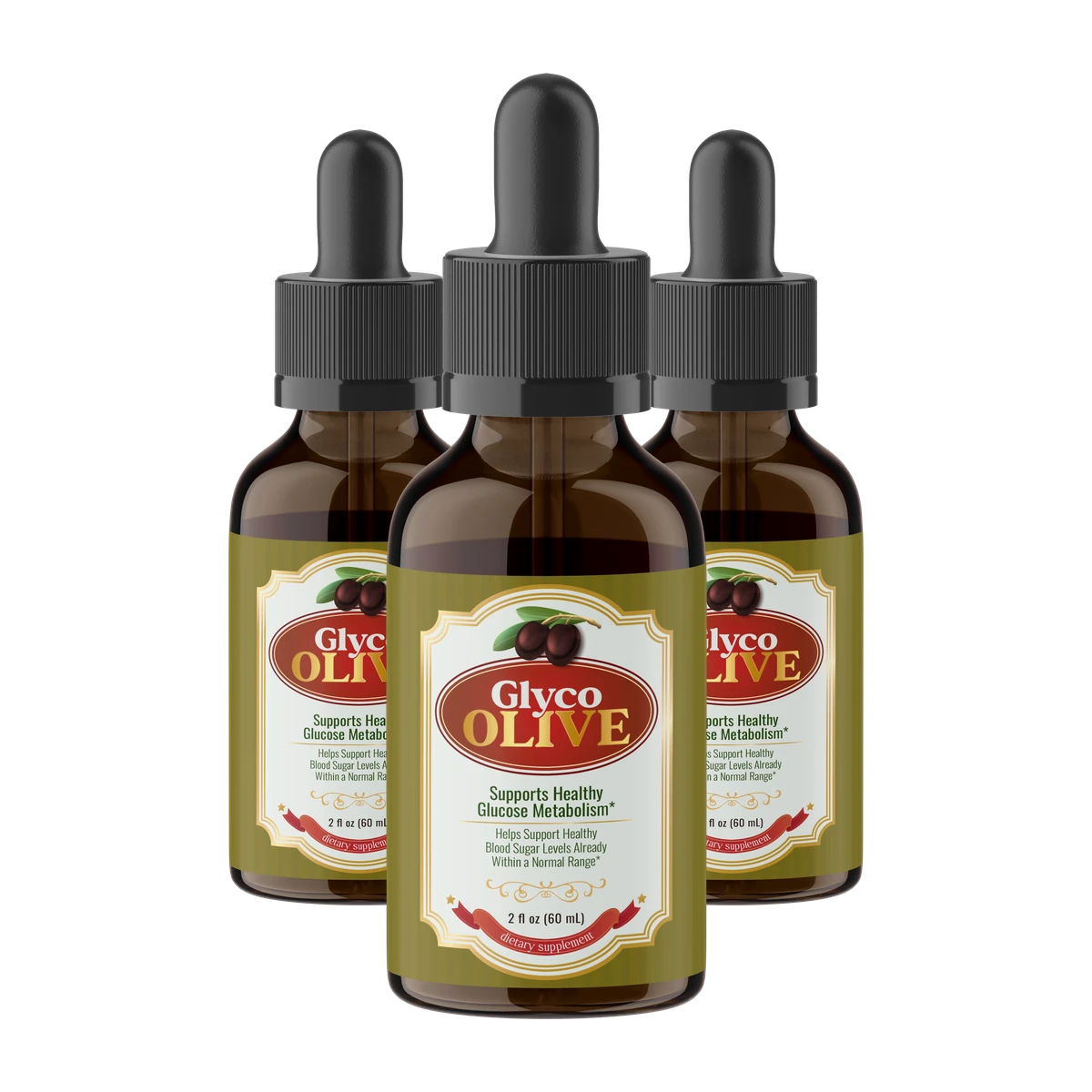 GlycoOlive™ three-bottle package